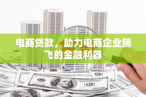 点军电商贷款，助力电商企业腾飞的金融利器