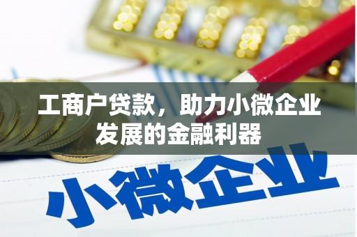 点军工商户贷款，助力小微企业发展的金融利器