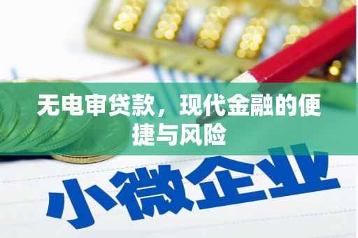 点军无电审贷款，现代金融的便捷与风险
